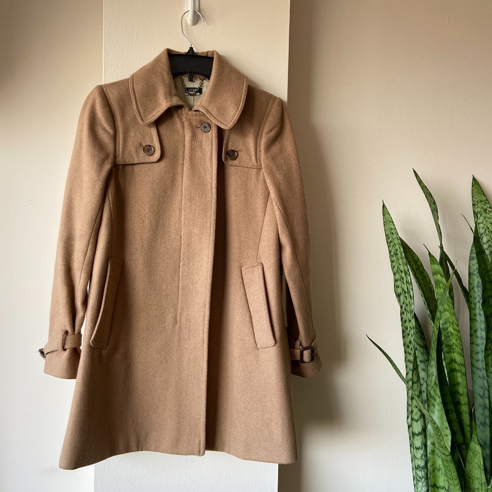 J. Crew Camel Coat